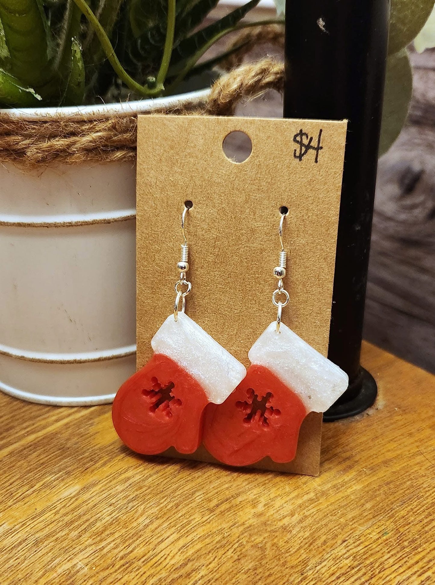 Christmas earrings