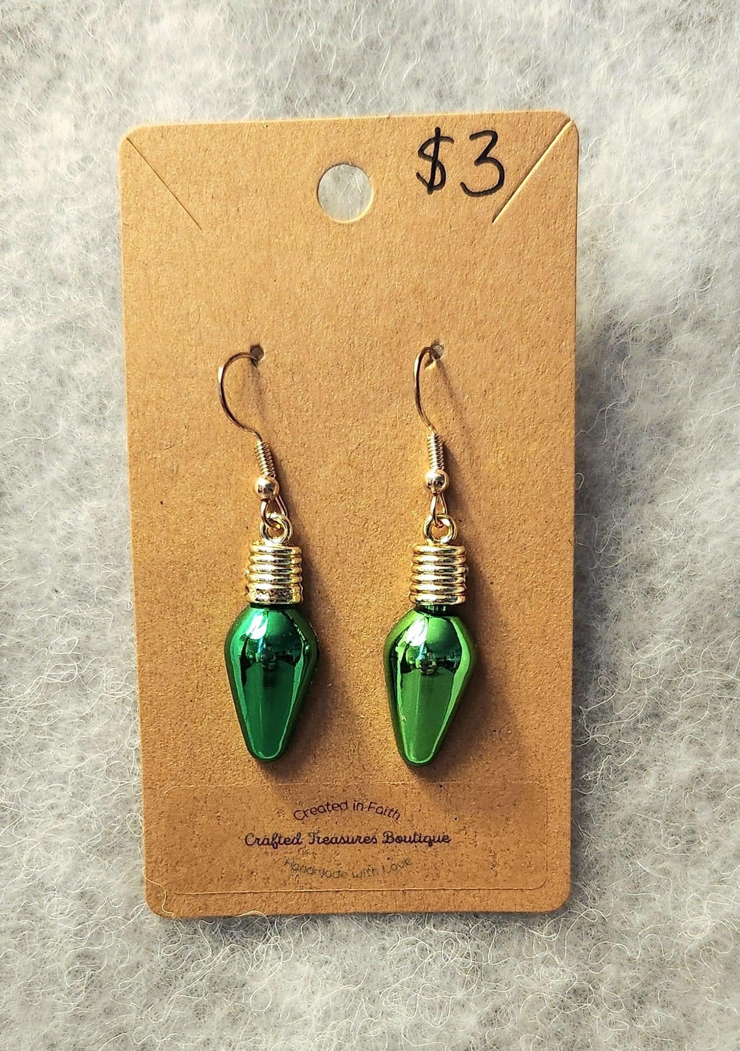 Christmas earrings