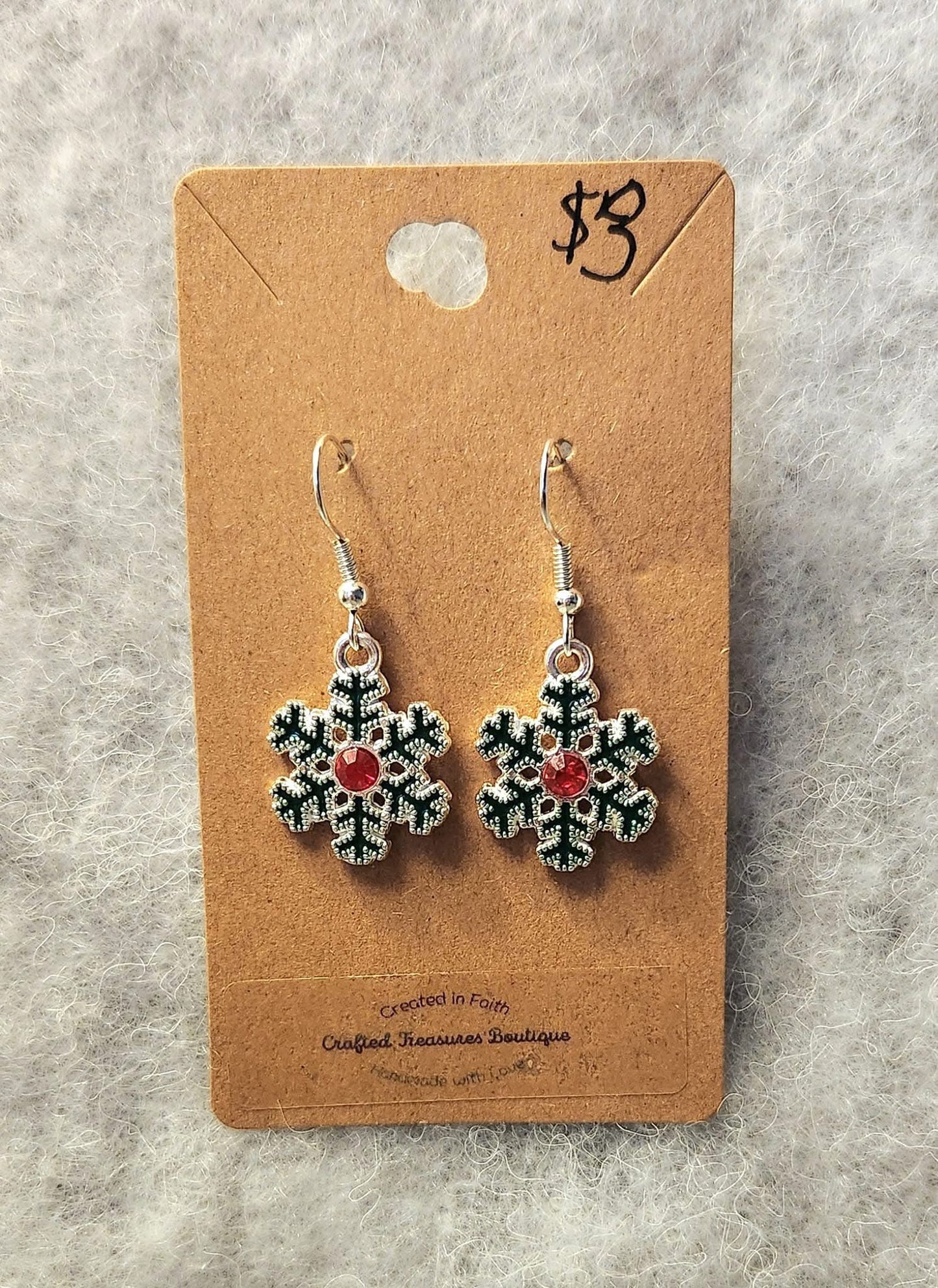 Christmas earrings