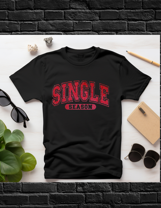 Valentine single- black